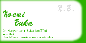 noemi buka business card